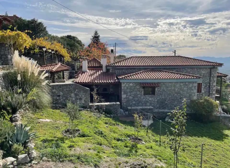 Terra Petra Villa at Psari Trikolonon Gortynia Psarion Bagian luar foto