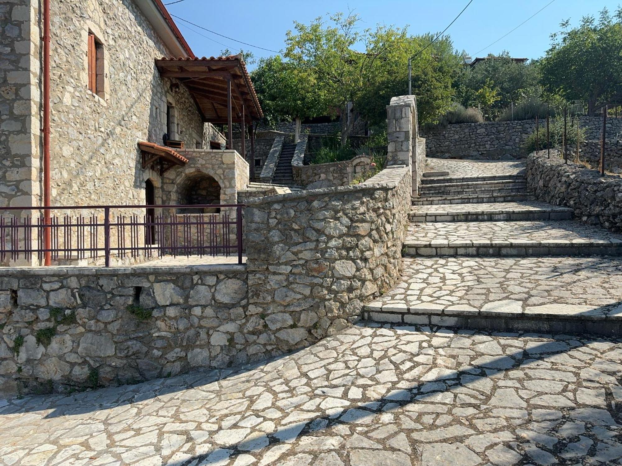 Terra Petra Villa at Psari Trikolonon Gortynia Psarion Bagian luar foto