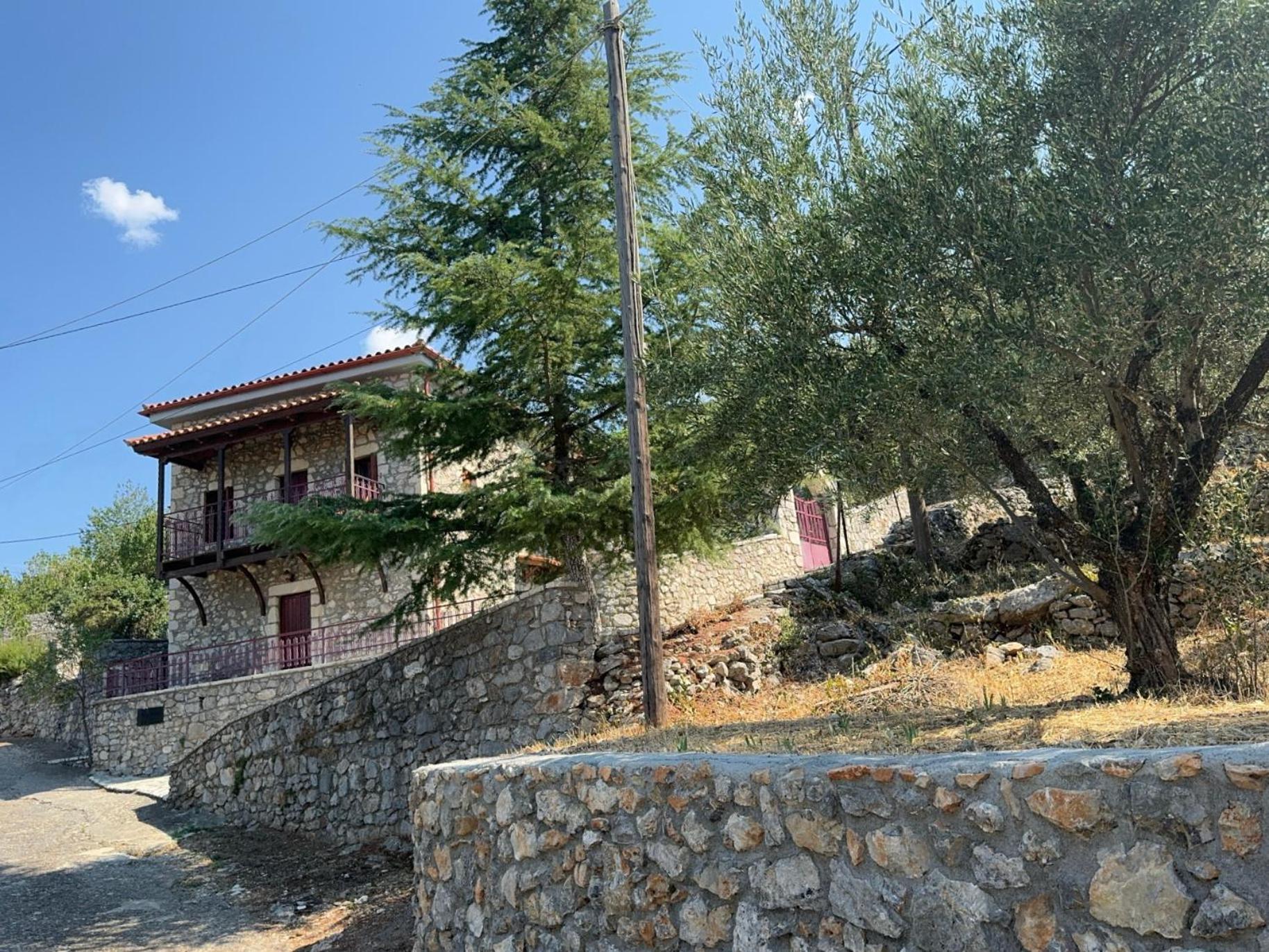 Terra Petra Villa at Psari Trikolonon Gortynia Psarion Bagian luar foto
