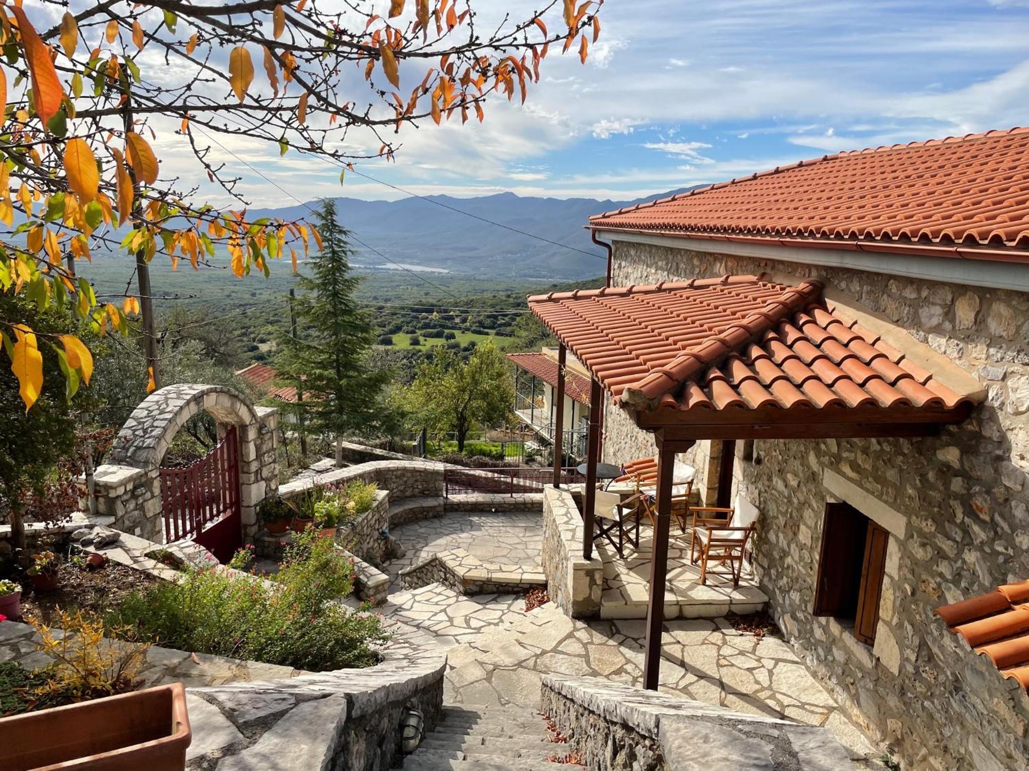 Terra Petra Villa at Psari Trikolonon Gortynia Psarion Bagian luar foto